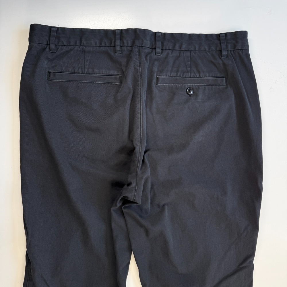 EVERLANE Uniform The Performance Chino Pant Mens 35x32 Slim Navy Blue Classic - Picture 6 of 10